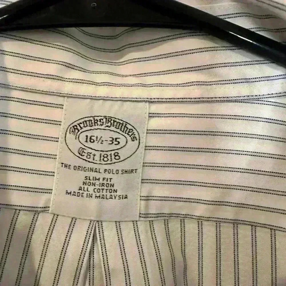 Brooks Brothers Explorer Collection Non-Iron Twill Polo Button Down Collar - Picture 9 of 9